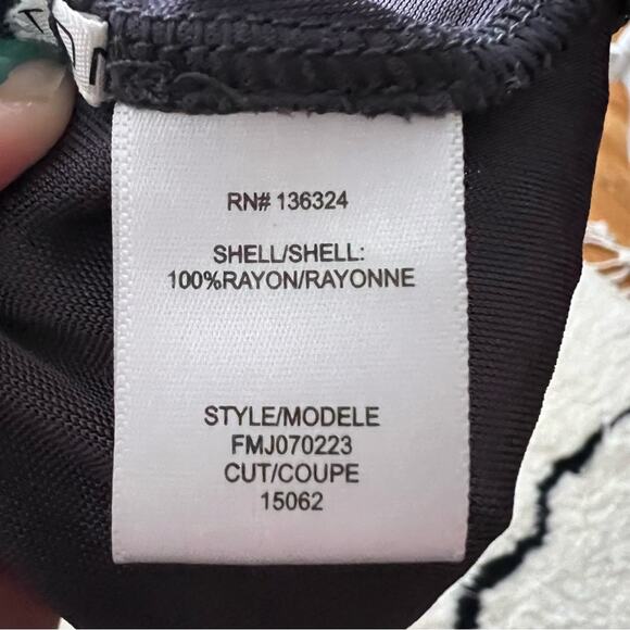 Halston Heritage Halter Neck Deep V Bodysuit in Gunmetal - Picture 7 of 9